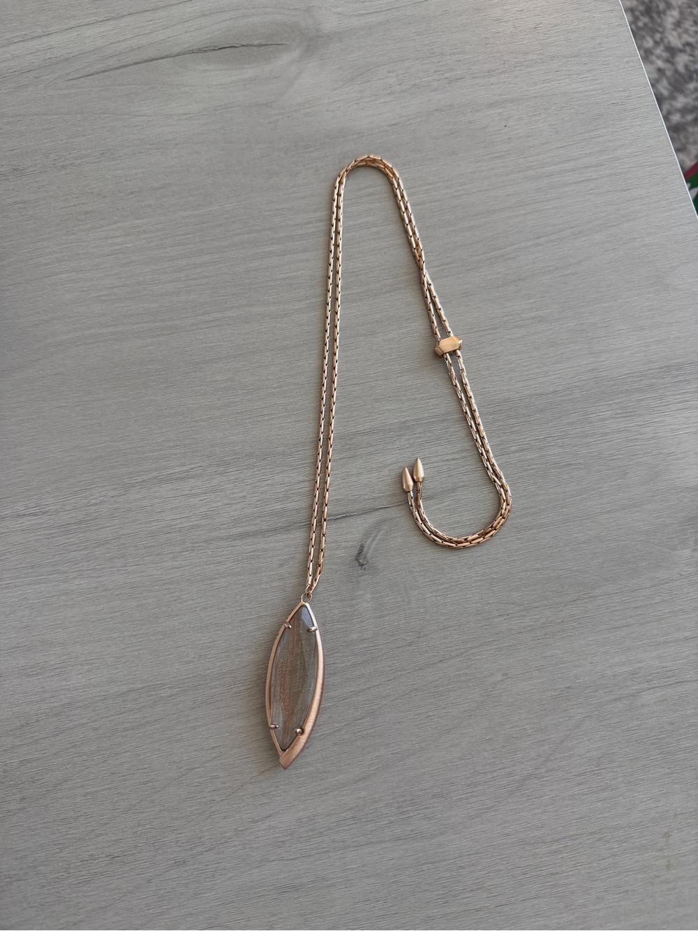 Kendra Scott adjustable Rose Gold Pendant Necklace